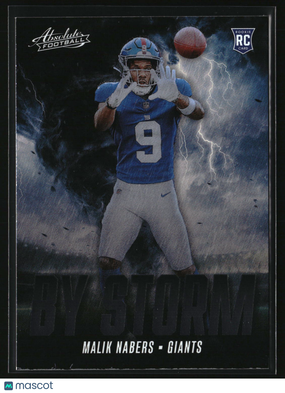 Malik Nabers 2024 Panini Absolute By Storm #BS-MNS