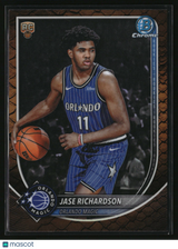 Jase Richardson 2025-26 Bowman Chrome Reptilian Refractor #BCV-25