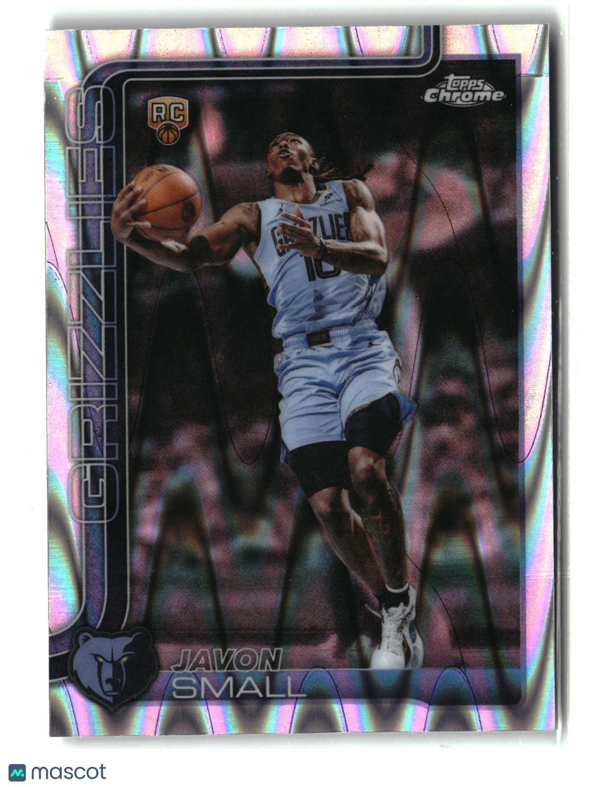 Javon Small 2025-26 Topps Chrome Update RayWave Refractor #199