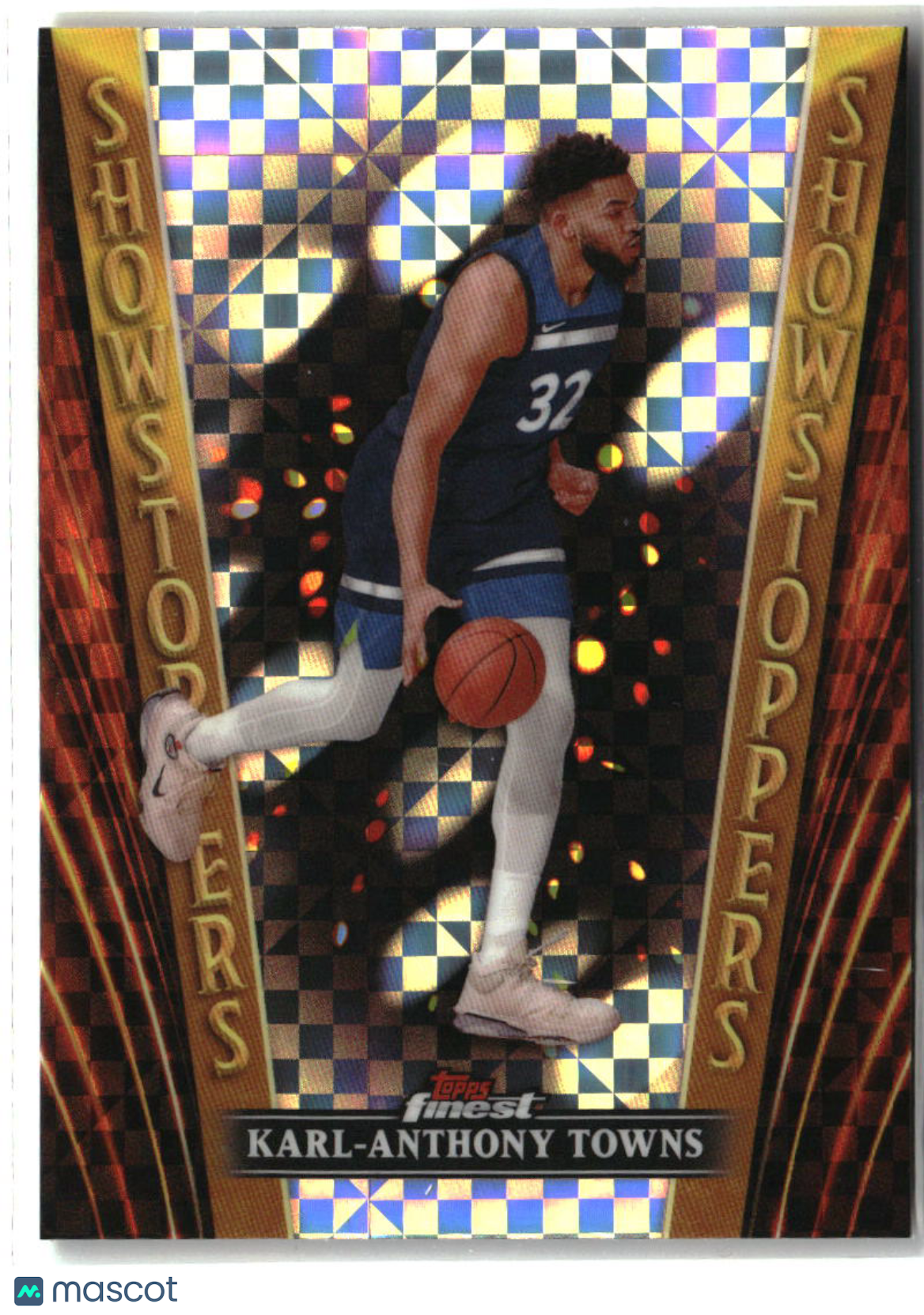 Karl-Anthony Towns 2023-24 Finest Showstoppers Checkerboard Refractors #SS-8