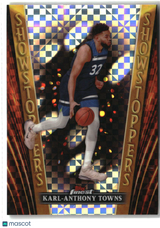 Karl-Anthony Towns 2023-24 Finest Showstoppers Checkerboard Refractors #SS-8