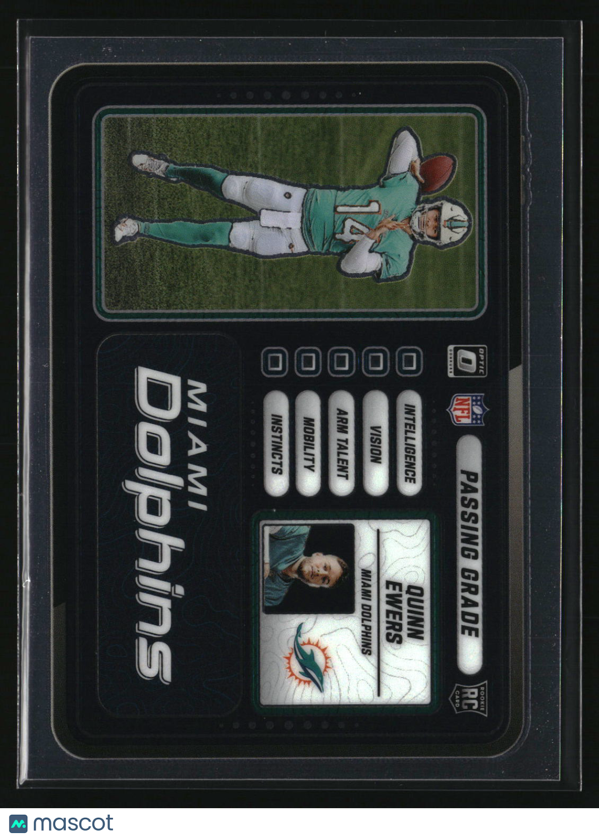 Quinn Ewers 2025 Donruss Optic Passing Grade #4