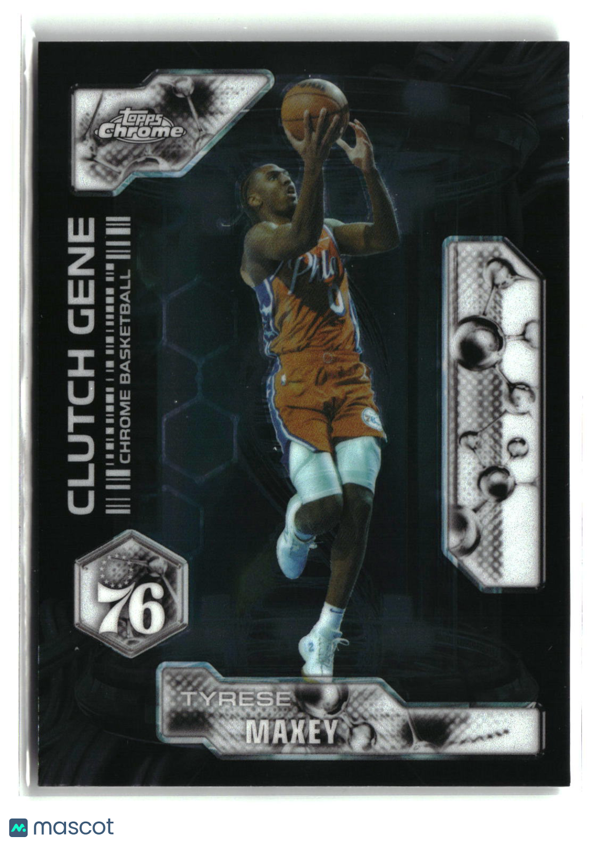 Tyrese Maxey 2025-26 Topps Chrome Update Clutch Gene #CG-2