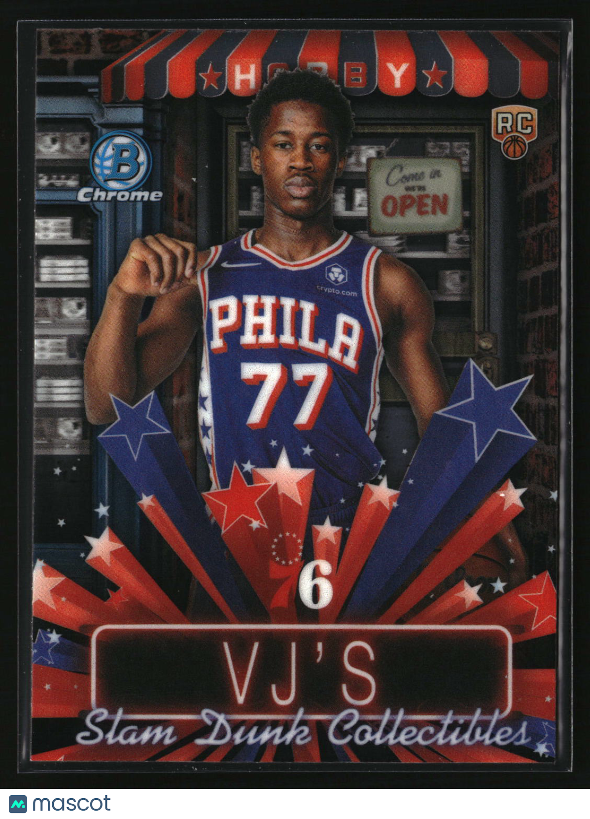 VJ Edgecombe 2025-26 Bowman Hobby Stars #HS-8