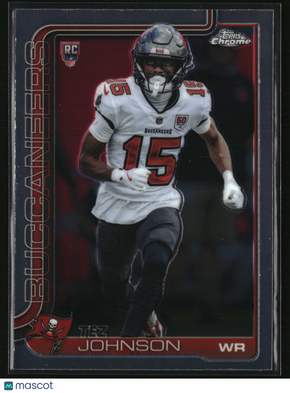 Tez Johnson 2025 Topps Chrome Football #342