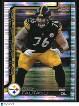 Troy Fautanu 2025 Topps Chrome Pulsar Refractor #256