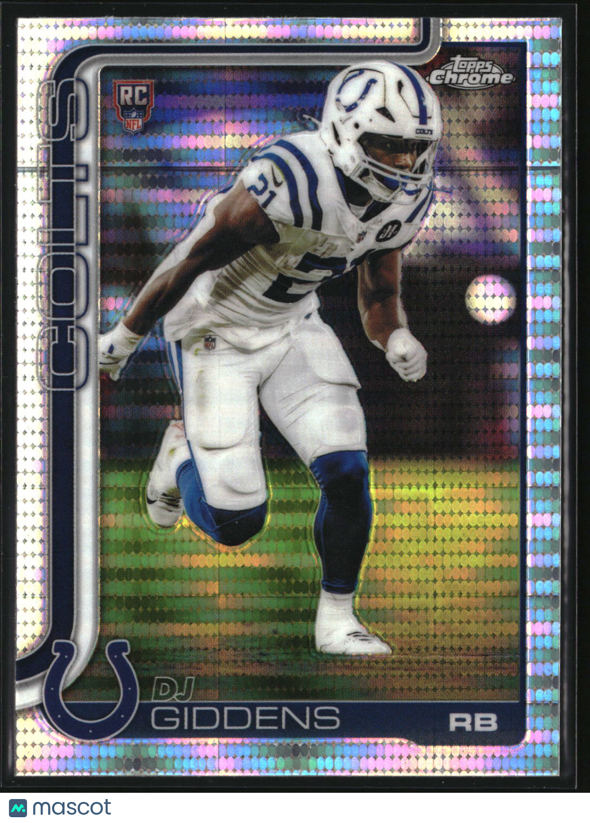 DJ Giddens 2025 Topps Chrome Pulsar Refractor #390