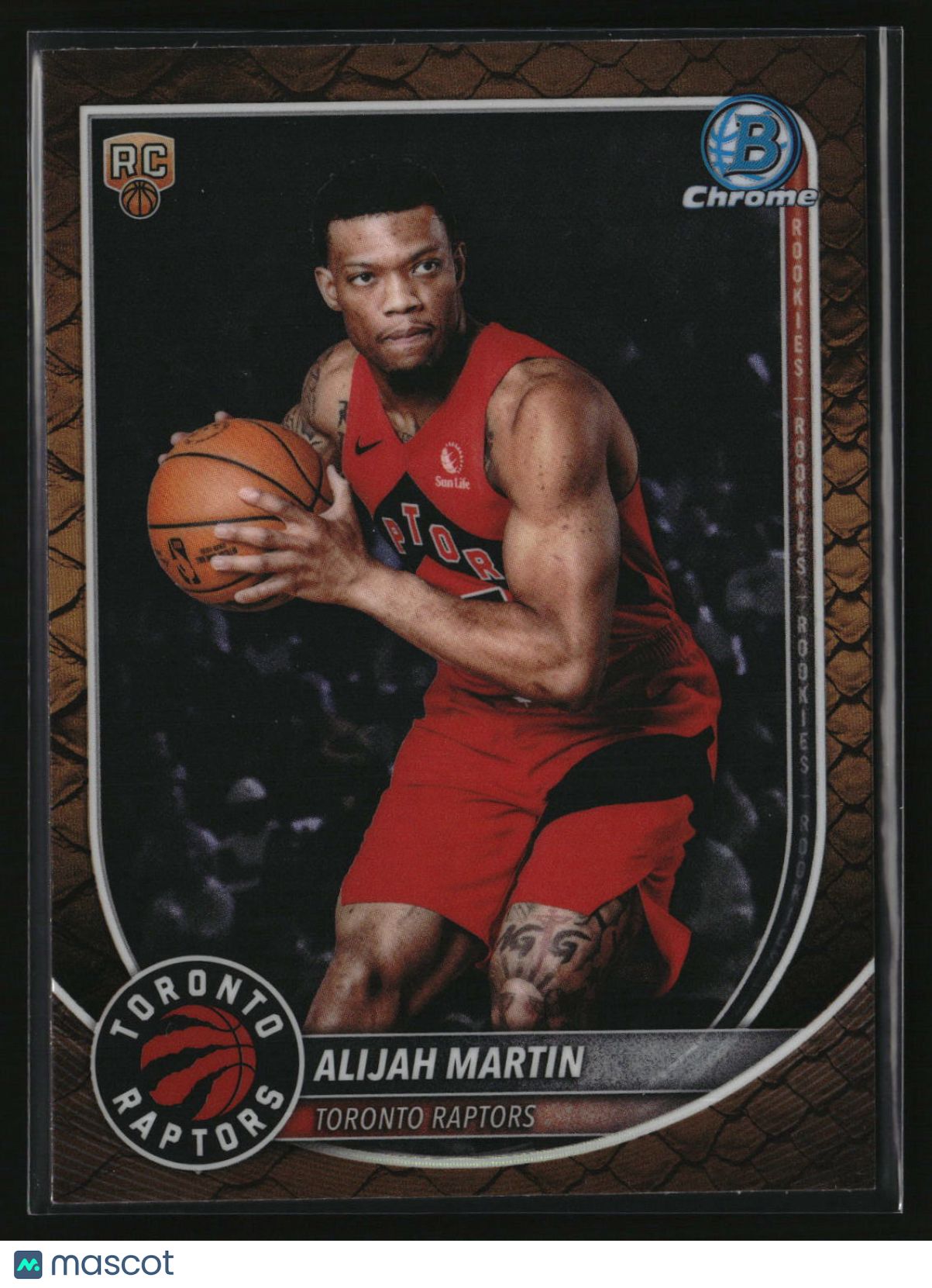 Alijah Martin 2025-26 Bowman Chrome Reptilian Refractor #BCV-40