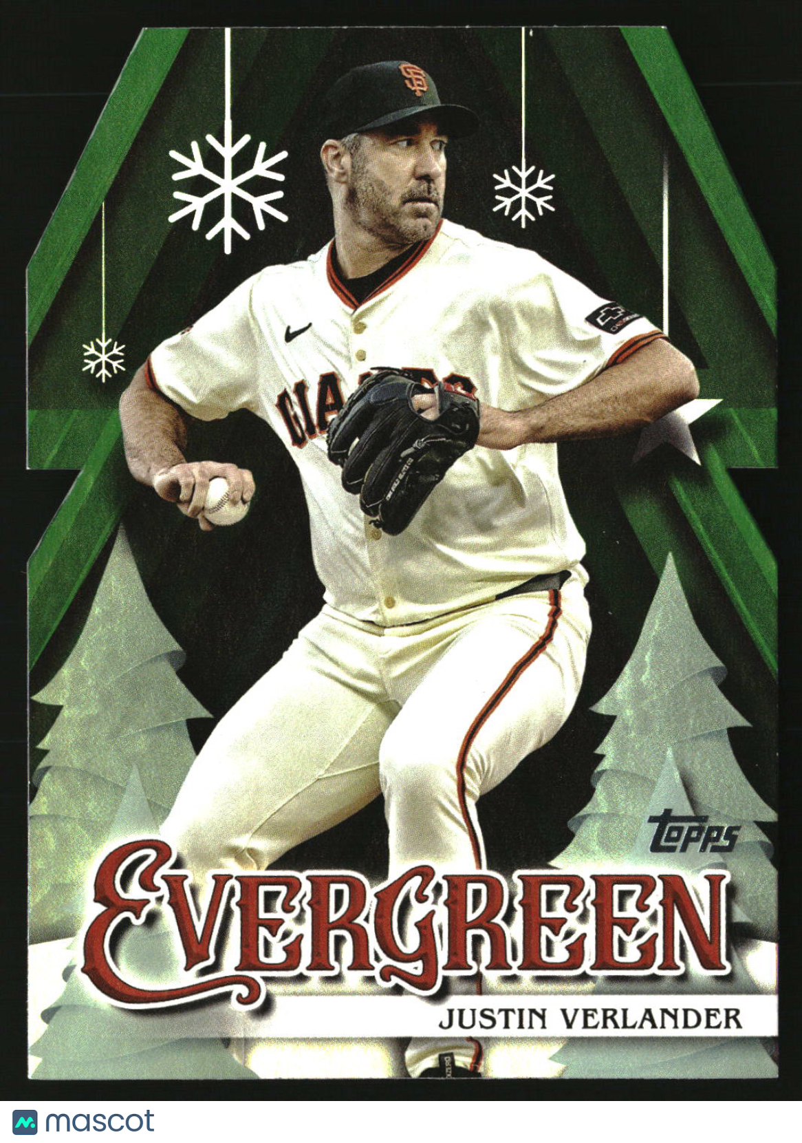 Justin Verlander 2025 Topps Holiday Evergreen #E-14