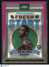 Ron Holland II 2024-25 Topps Chrome Fresh Start Pink Refractor #FS-4