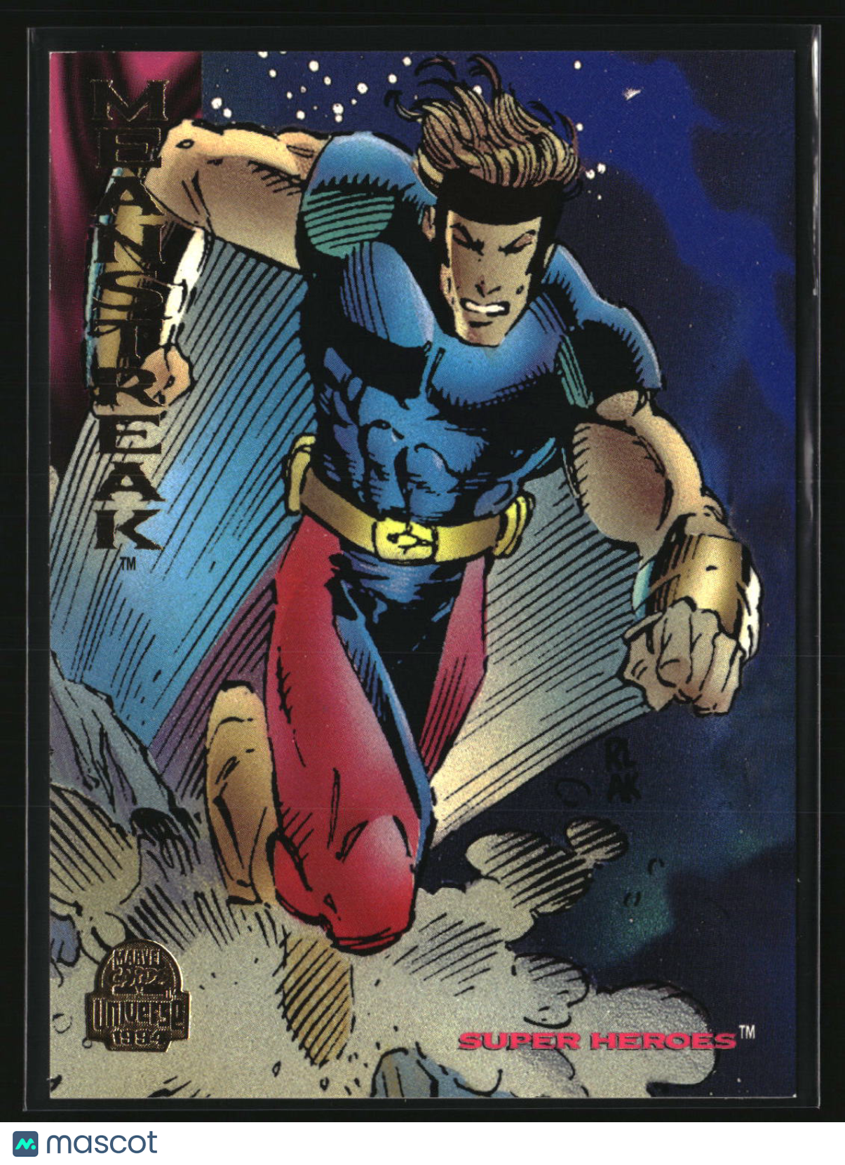 Meanstreak 1994 Fleer Marvel Universe #179
