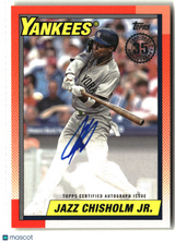 Jazz Chisholm Jr. 2025 Topps Baseball 35th Anniversary Autographs #90A-JC