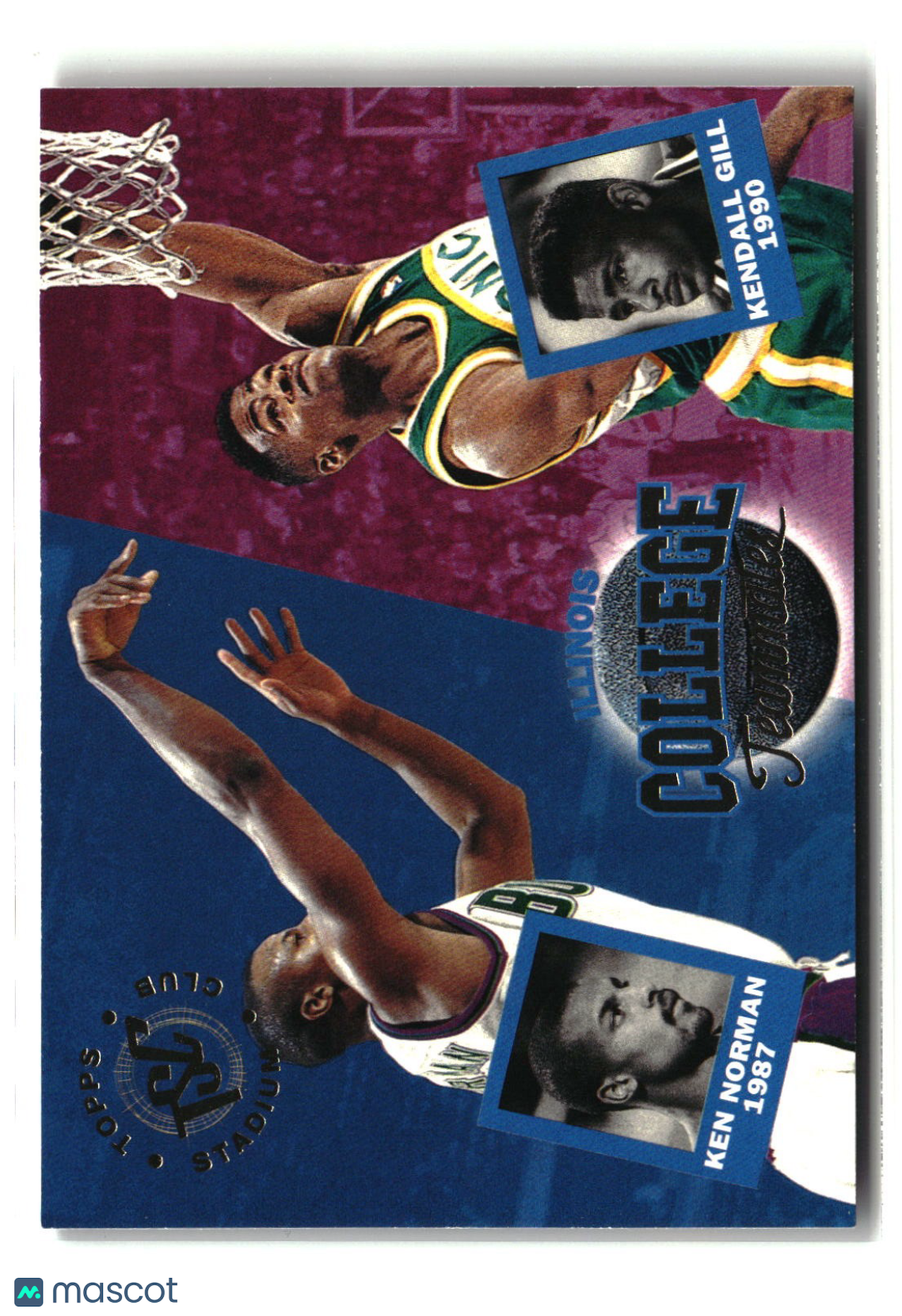 Ken Norman / Kendall Gill 1994-95 Stadium Club #109