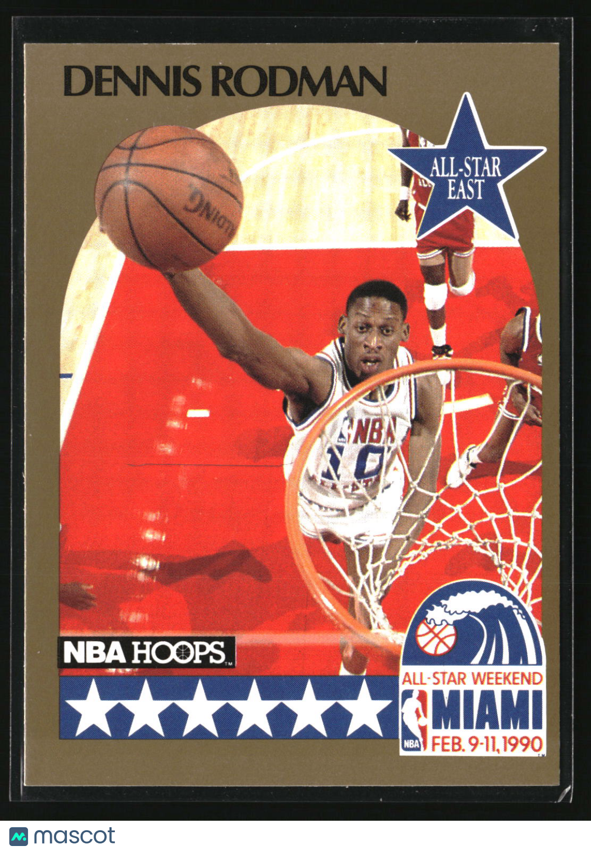 Dennis Rodman 1990-91 Hoops #10