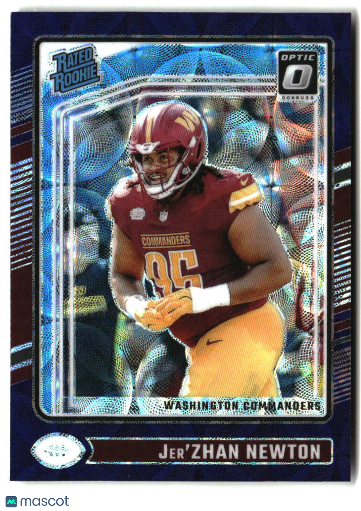 Jer'Zhan Newton 2024 Donruss Optic Purple Scope #252