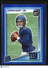 Jaxson Dart 2025 Donruss Optic Blue Hyper #273
