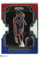 Immanuel Quickley 2021-22 Panini Prizm Red White and Blue #129