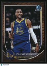 Jonathan Kuminga 2025-26 Bowman Chrome Reptilian Refractor #BCV-191