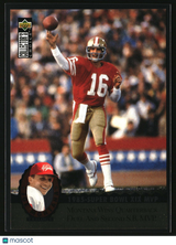 Joe Montana 1995 Collector's Choice Joe Montana Trilogy #MT8