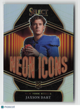 Jaxson Dart 2025 Panini Select Neon Icons Prizm #18