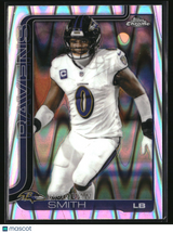 Roquan Smith 2025 Topps Chrome Ray Wave Refractor #27