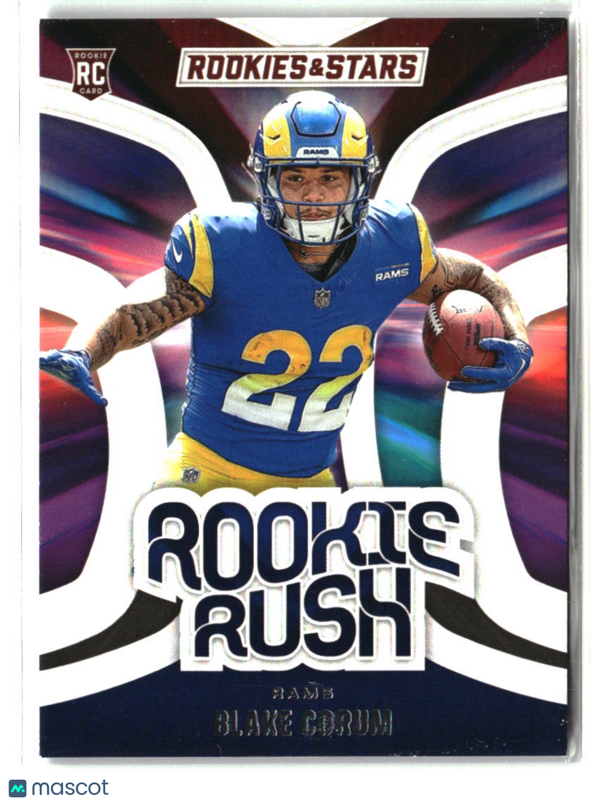 Blake Corum 2024 Panini Rookies & Stars Rookie Rush #RR-BCM