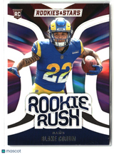 Blake Corum 2024 Panini Rookies & Stars Rookie Rush #RR-BCM