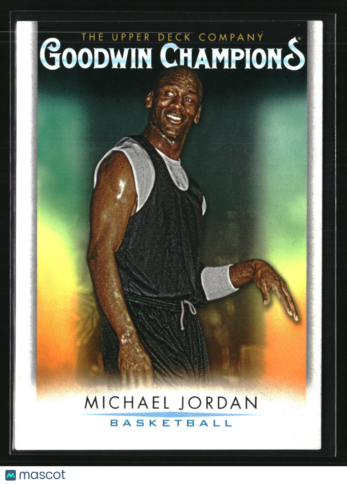 Michael Jordan 2021 Upper Deck Goodwin Champions Turquoise #1