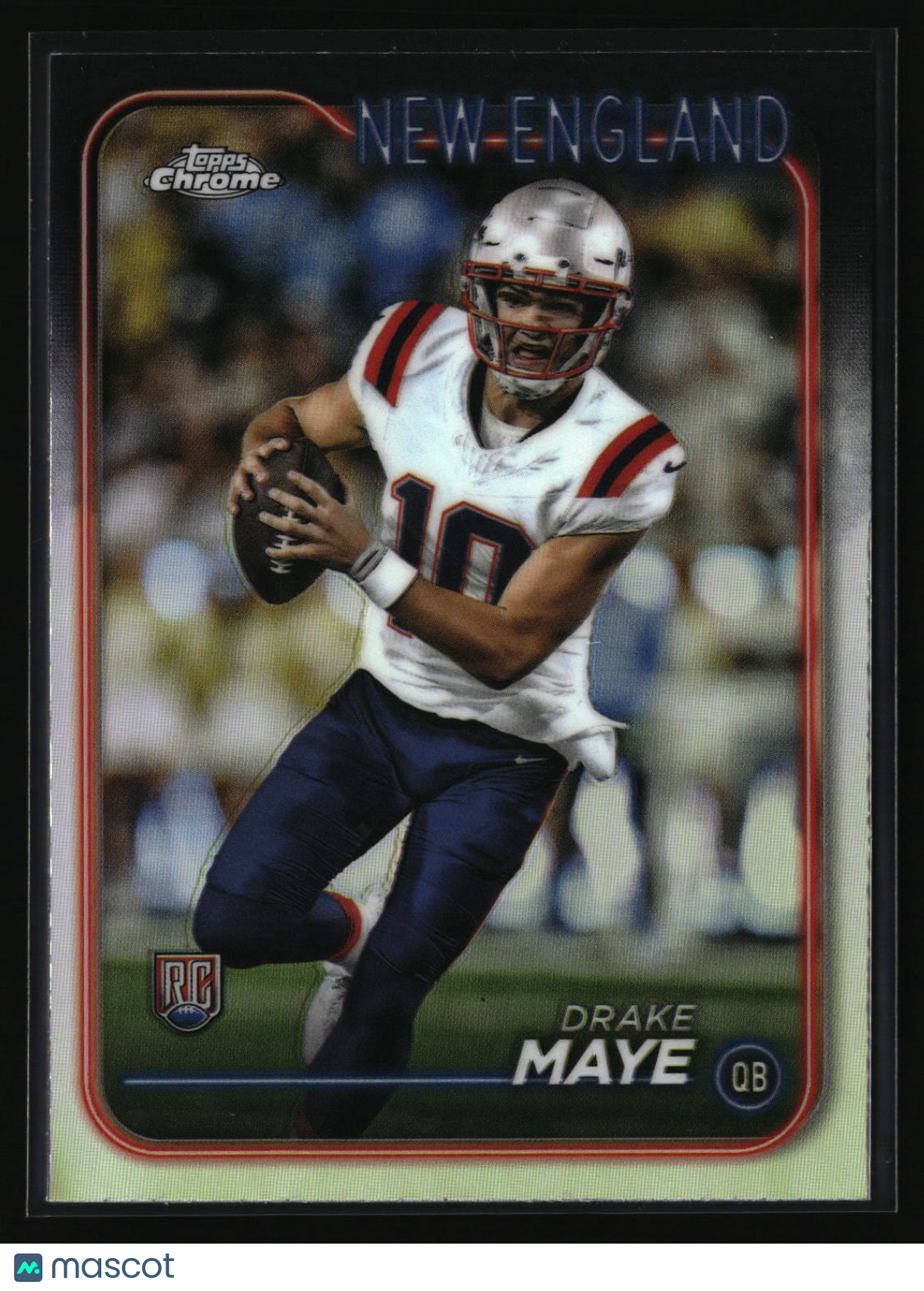 Drake Maye 2024 Topps Chrome Refractor #203