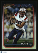 Drake Maye 2024 Topps Chrome Refractor #203