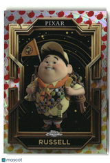 Russell 2025 Topps Pixar Gold Gold� Turning Red Etch Refractor #49