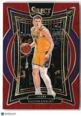 Dalton Knecht 2024-25 Panini Select Red Prizm #91 #/199