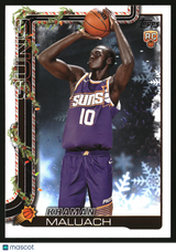 Khaman Maluach 2025-26 Topps Holiday SSP Back Variations #SSB-KM