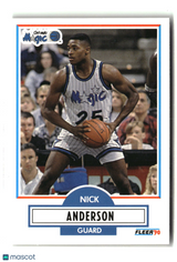 Nick Anderson 1990-91 Fleer #132