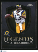 Kurt Warner 2025 Topps Chrome Legends of the Gridiron #LOG-1