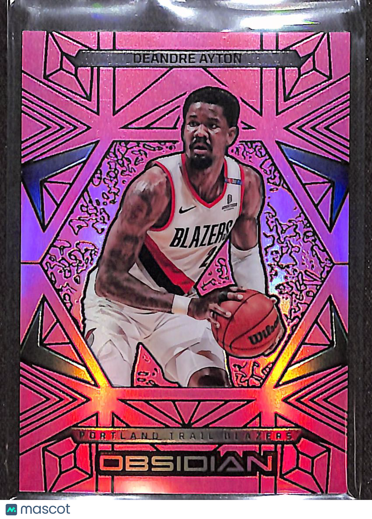 Deandre Ayton 2024-25 Panini Obsidian Electric Etch Pink Flood #117 #/49