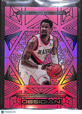 Deandre Ayton 2024-25 Panini Obsidian Electric Etch Pink Flood #117 #/49