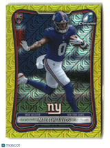Malachi Fields 2026 Bowman Chrome Yellow Mojo Refractor #BCV-129 /275