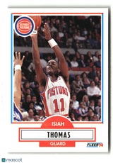 Isiah Thomas 1990-91 Fleer #61