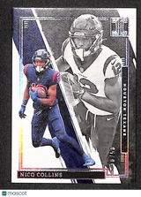 Nico Collins 2022 Panini Impeccable Silver #41 #/50