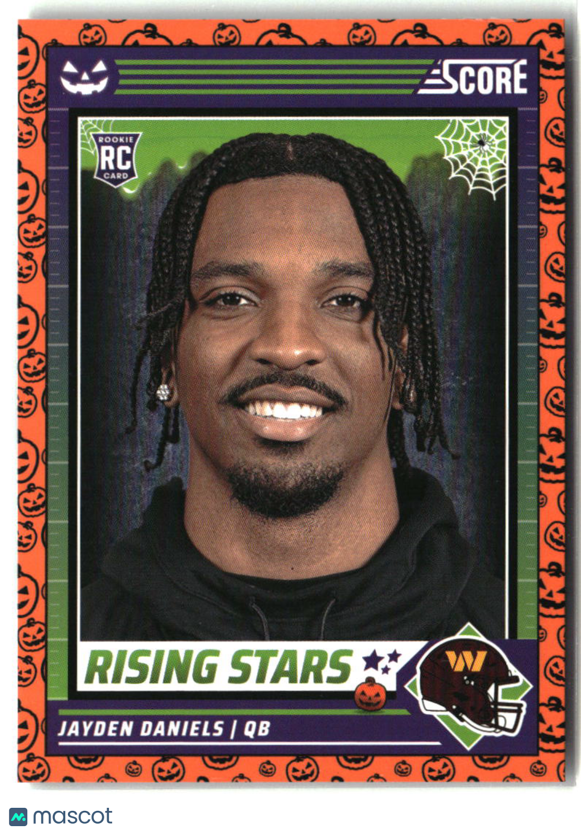 Jayden Daniels 2024 Score-A-Treat Rising Stars Orange Pumpkin #26