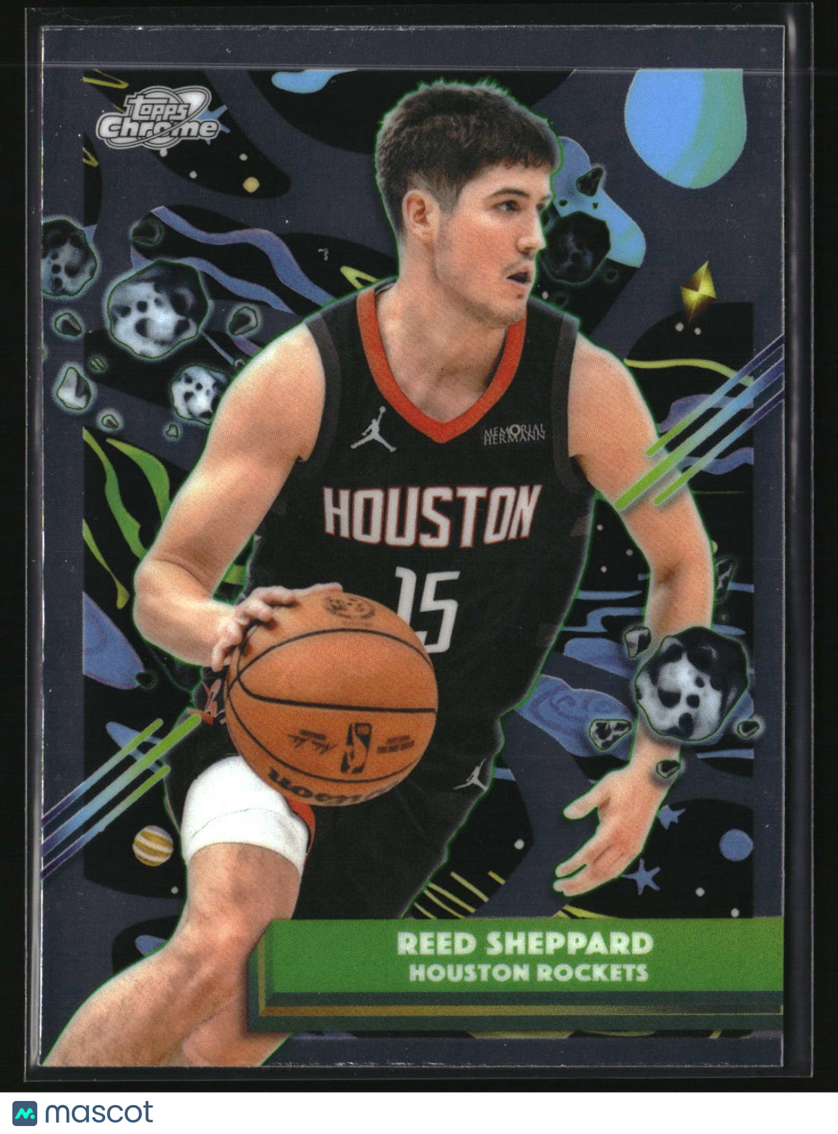 Reed Sheppard 2025-26 Topps Chrome Cosmic #192