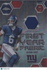 Jaxson Dart 2025 Topps Chrome First Year Fabric #FYF-JD