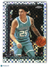KJ Simpson Jr. 2025-26 Topps Chrome X-Fractor #45