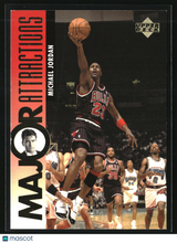 Michael Jordan / Charlie Sheen MA 1995-96 Upper Deck Electric Court #339