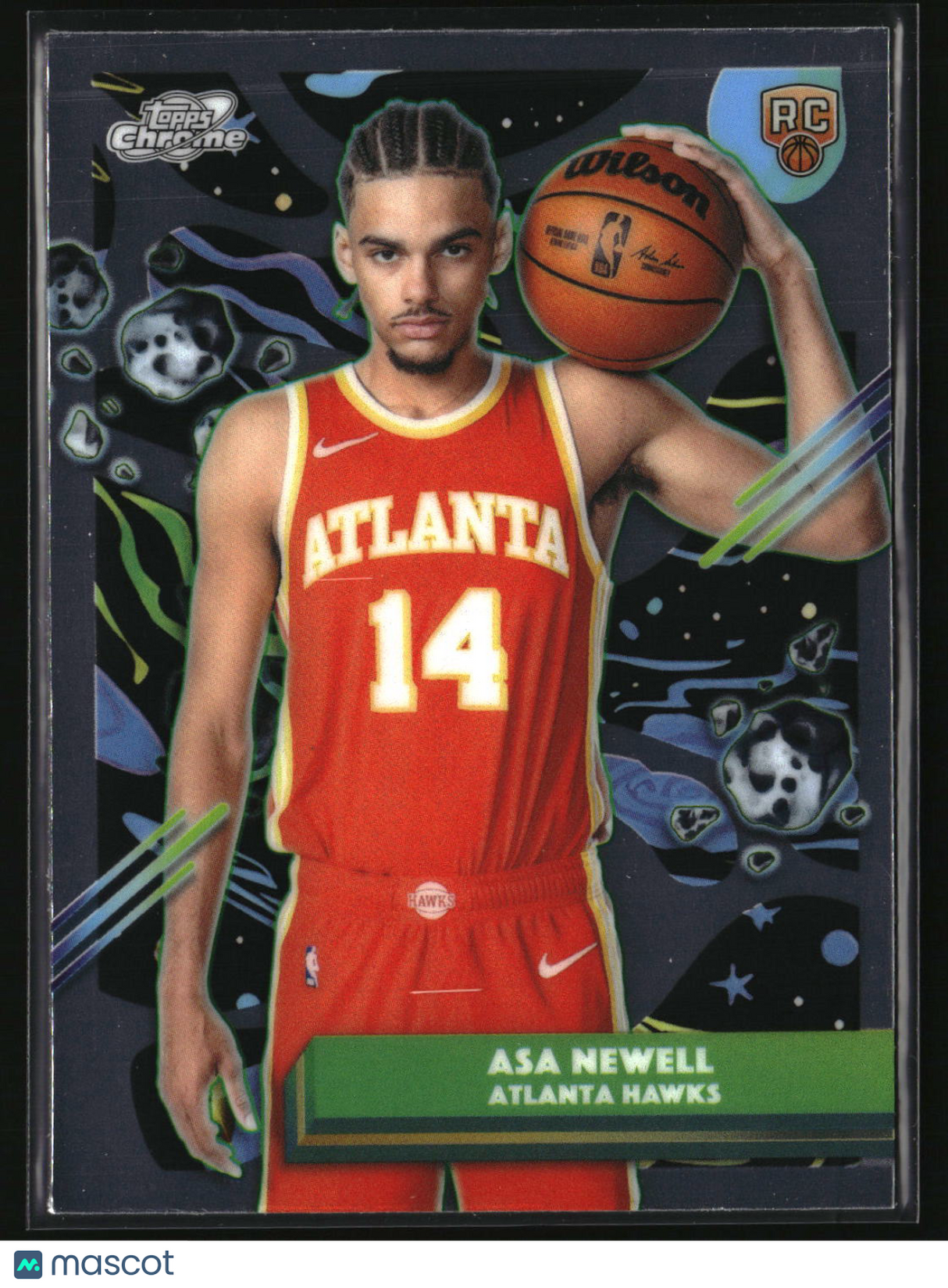 Asa Newell 2025-26 Topps Chrome Cosmic #87