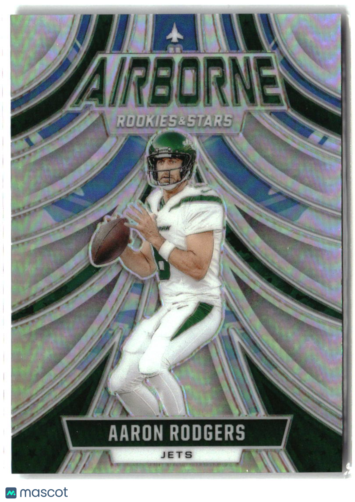Aaron Rodgers 2024 Panini Rookies & Stars Airborne Silver #A-ARS