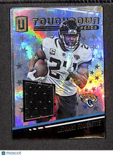 Leonard Fournette 2019 Panini Unparalleled Touchdown Threads Astral #TT-LF #/150