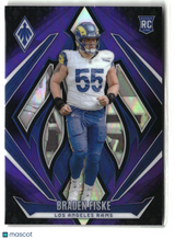 Braden Fiske 2024 Panini Phoenix Purple #160