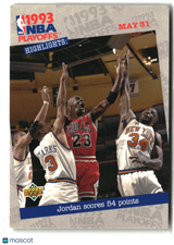 Jordan Scores 54 Points 1993-94 Upper Deck #193